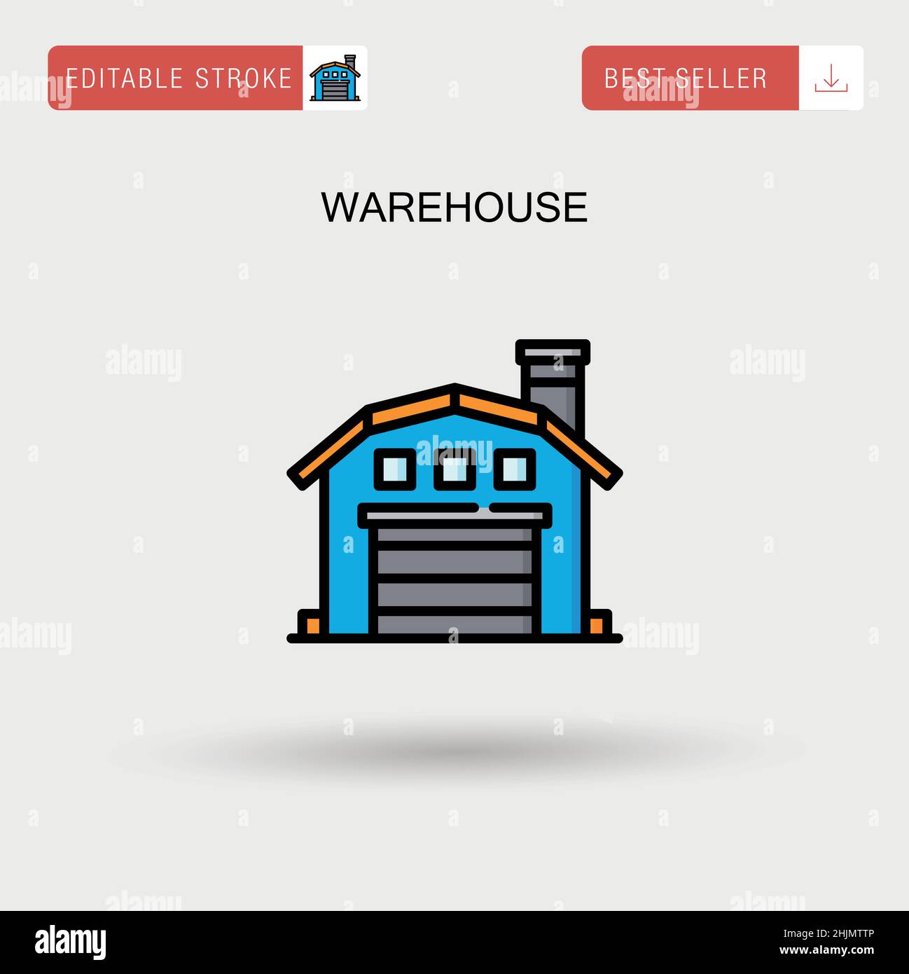 Warehouse Simple vector icon Stock Vector Image & Art Alamy