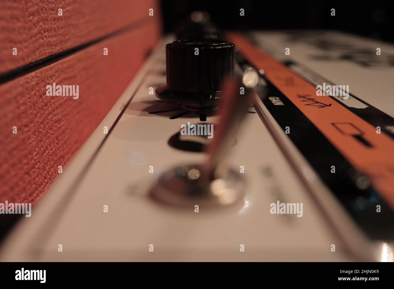 Selective of a machine with buttons and switches Stock Photo - Alamy
