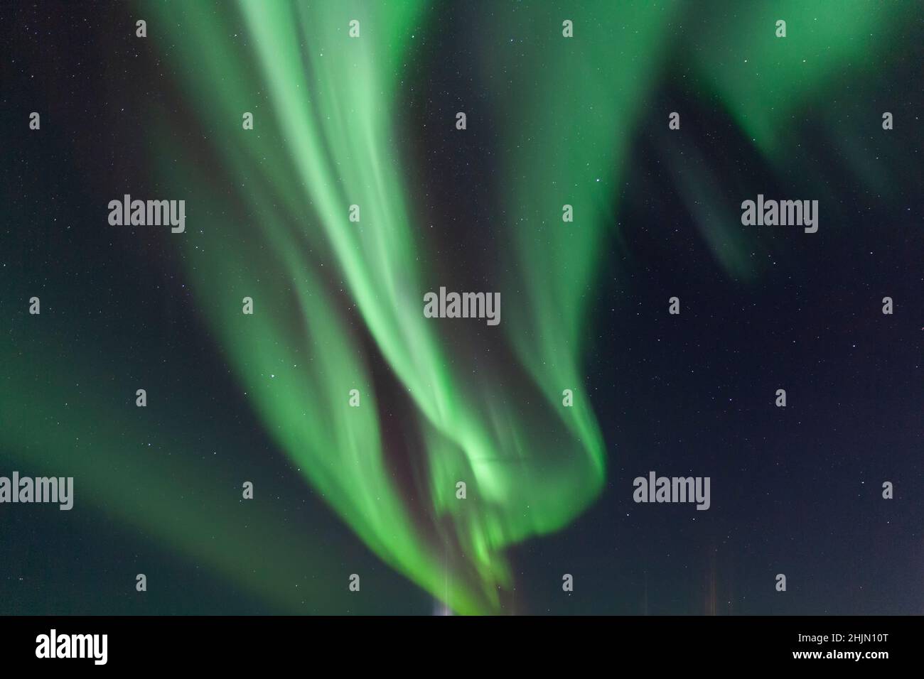 Aurora borealis or the Northern Lights as seen in Iceland Stock Photo ...