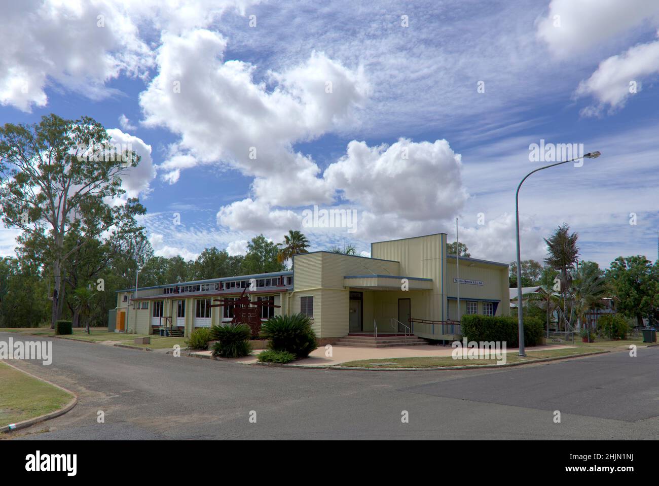 RSL Memorial Hall Theodore Queensland Australia Stock Photo