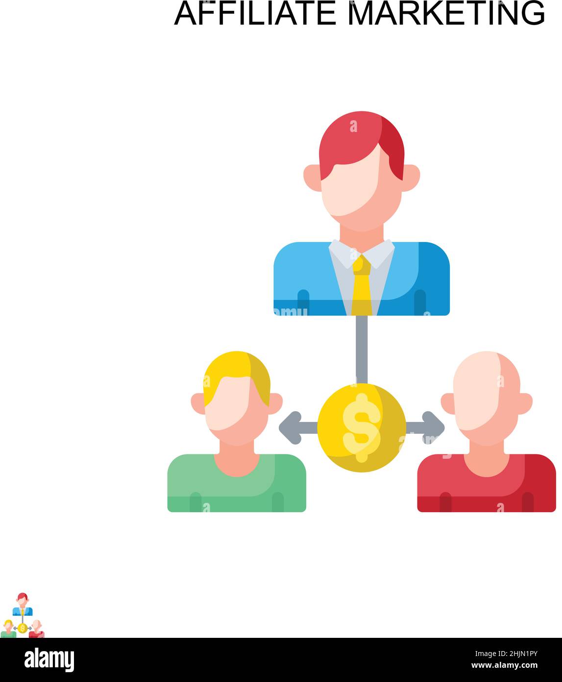 Affiliate program vector hi-res stock photography and images - Alamy