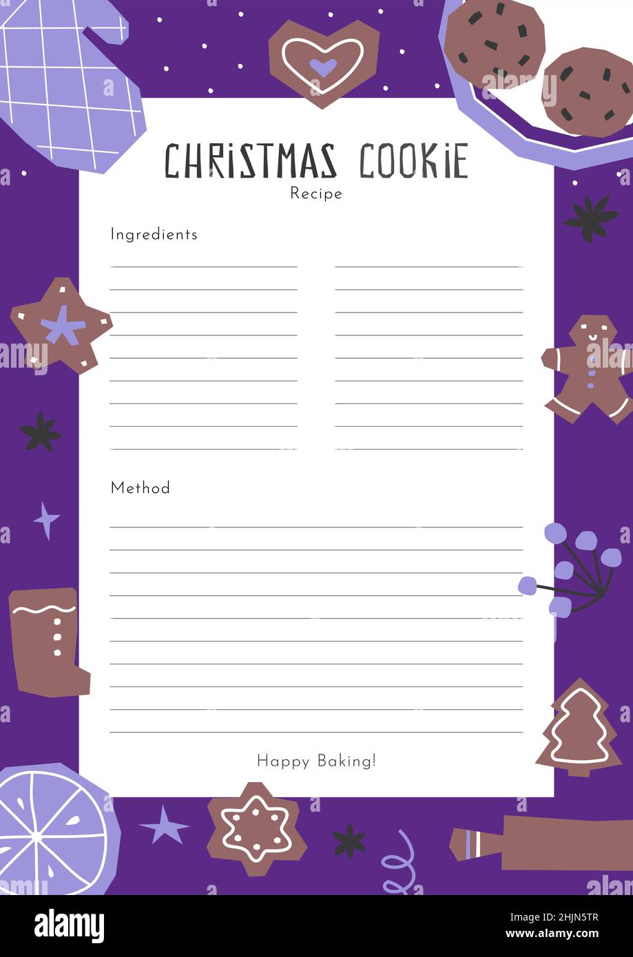 Cookie recipe Stock Vector Images - Alamy cookie-recipe-stock-vector-images-alamy