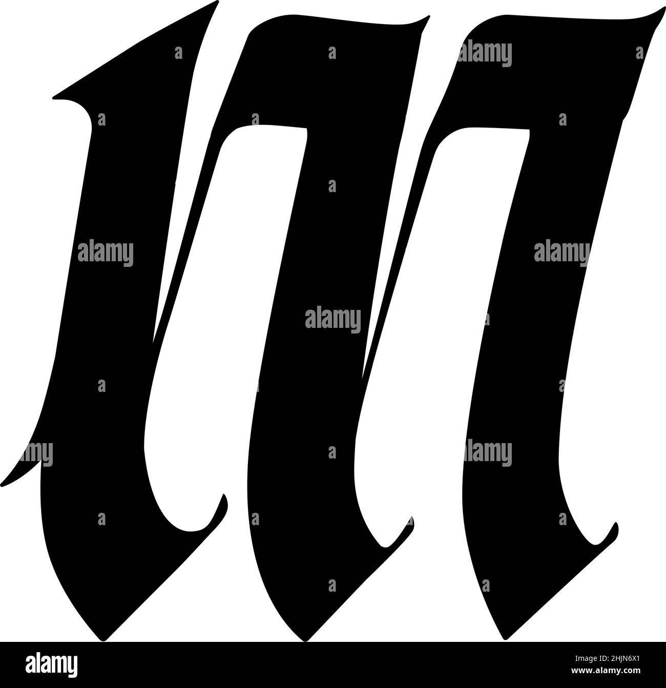 https://c8.alamy.com/comp/2HJN6X1/the-letter-m-in-the-gothic-style-vector-old-alphabet-the-symbol-is-isolated-on-a-white-background-calligraphic-medieval-latin-letter-logo-for-th-2HJN6X1.jpg