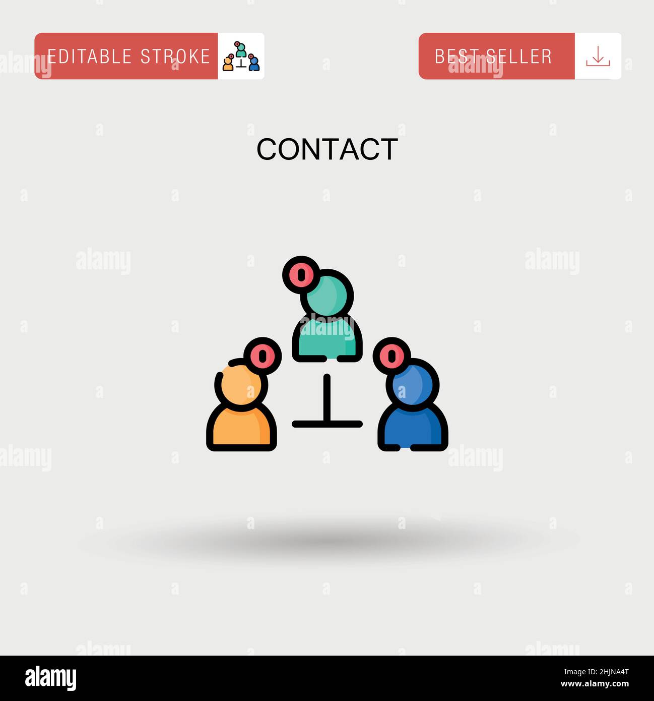 Global communication contact us Stock Vector Images - Alamy