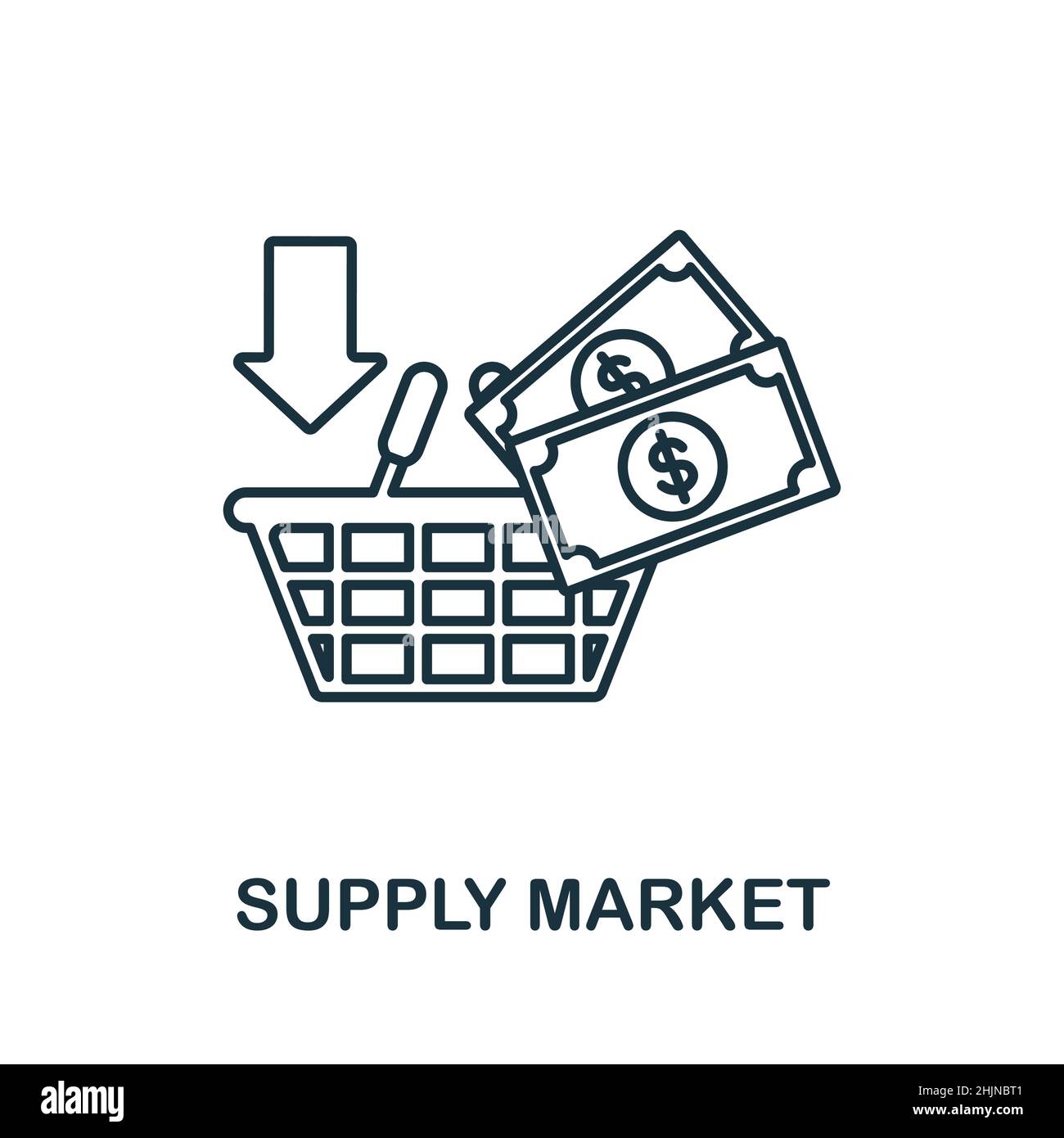 Grocery supply chain Stock Vector Images - Alamy