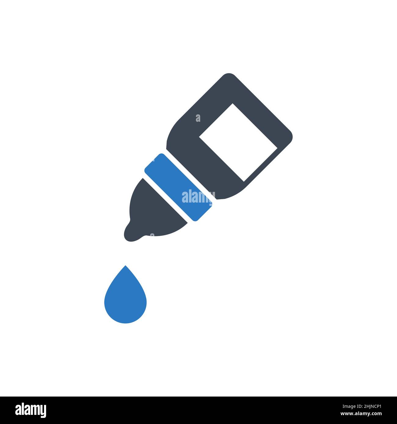 Eye Drops Vector Icon Stock Vector Image & Art - Alamy