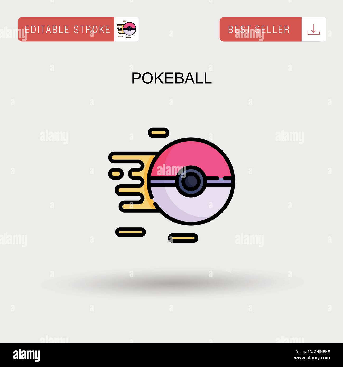 Pokeball vector hi-res stock photography and images - Alamy