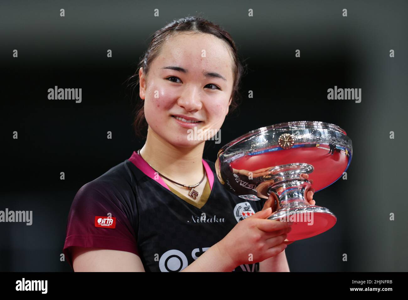 Tokyo, Japan. 30th Jan, 2022. Mima Ito Table Tennis All Japan Table