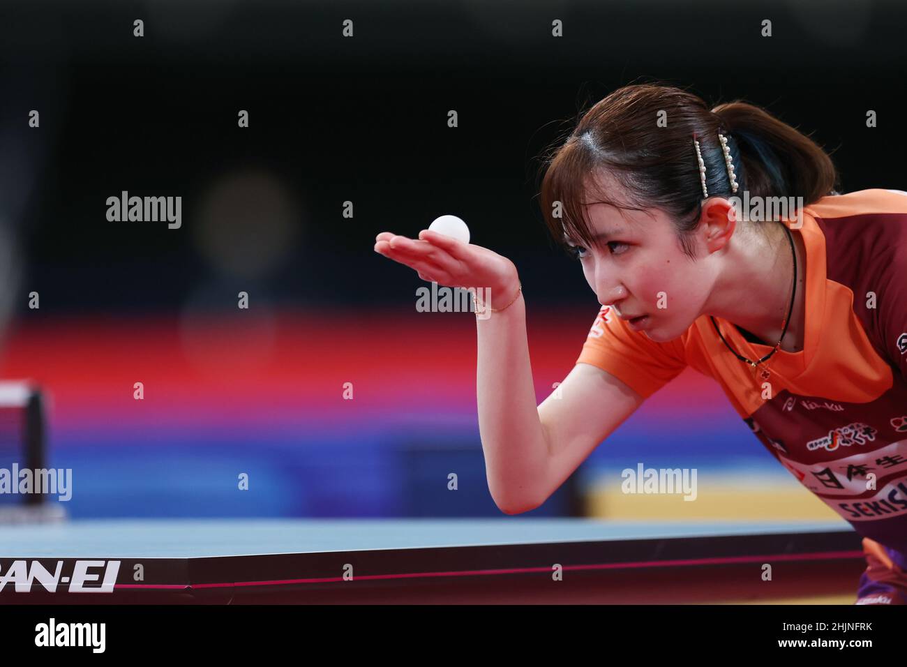 Tokyo, Japan. 30th Jan, 2022. Hina Hayata Table Tennis : All Japan ...