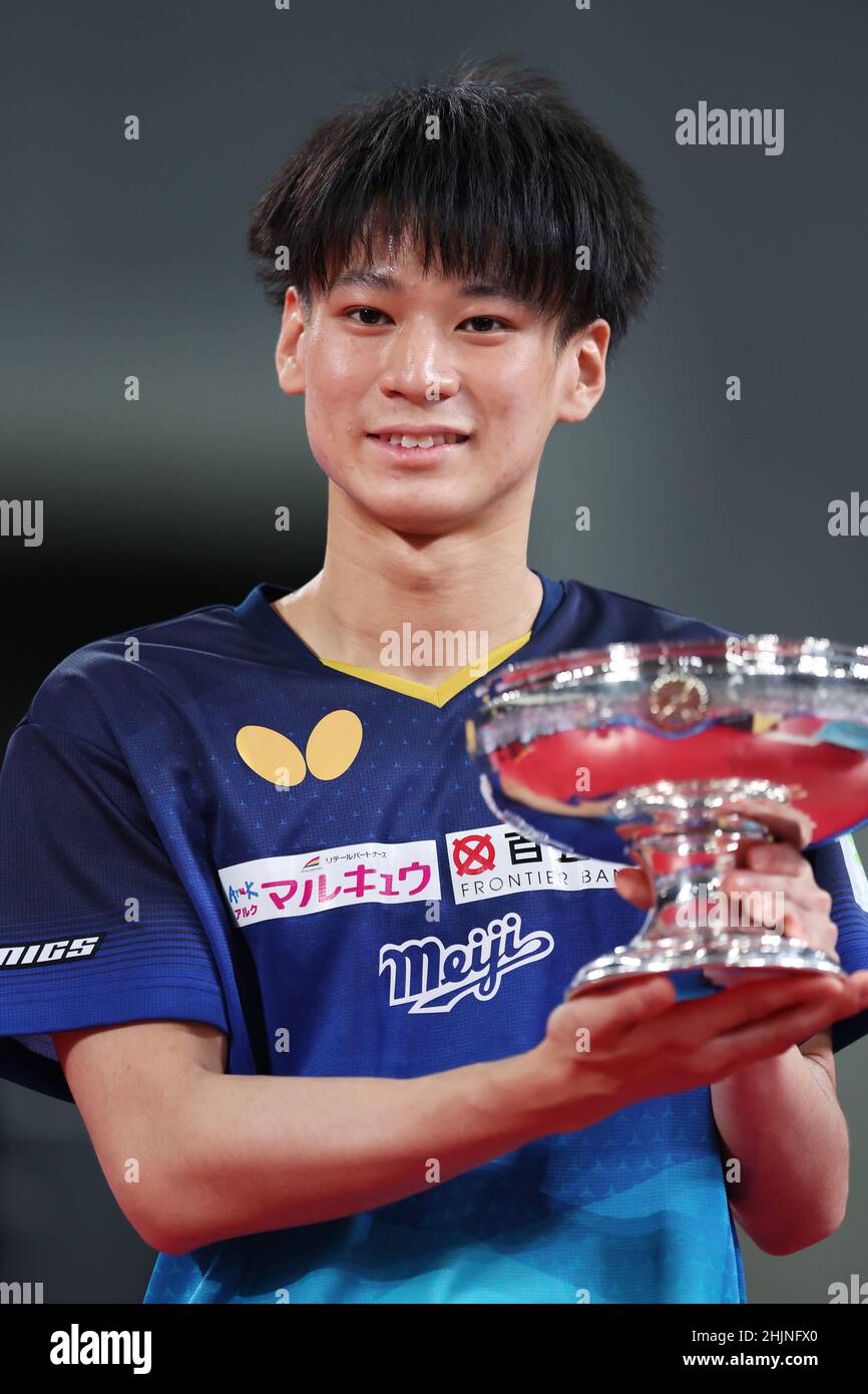 Tokyo, Japan. 30th Jan, 2022. Shunsuke Togami Table Tennis All Japan