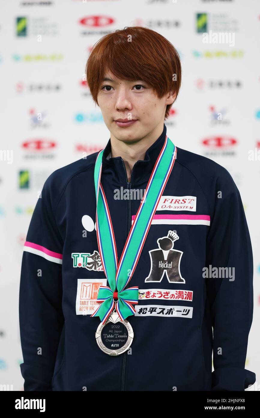 Tokyo, Japan. 30th Jan, 2022. Kenta Matsudaira Table Tennis All Japan