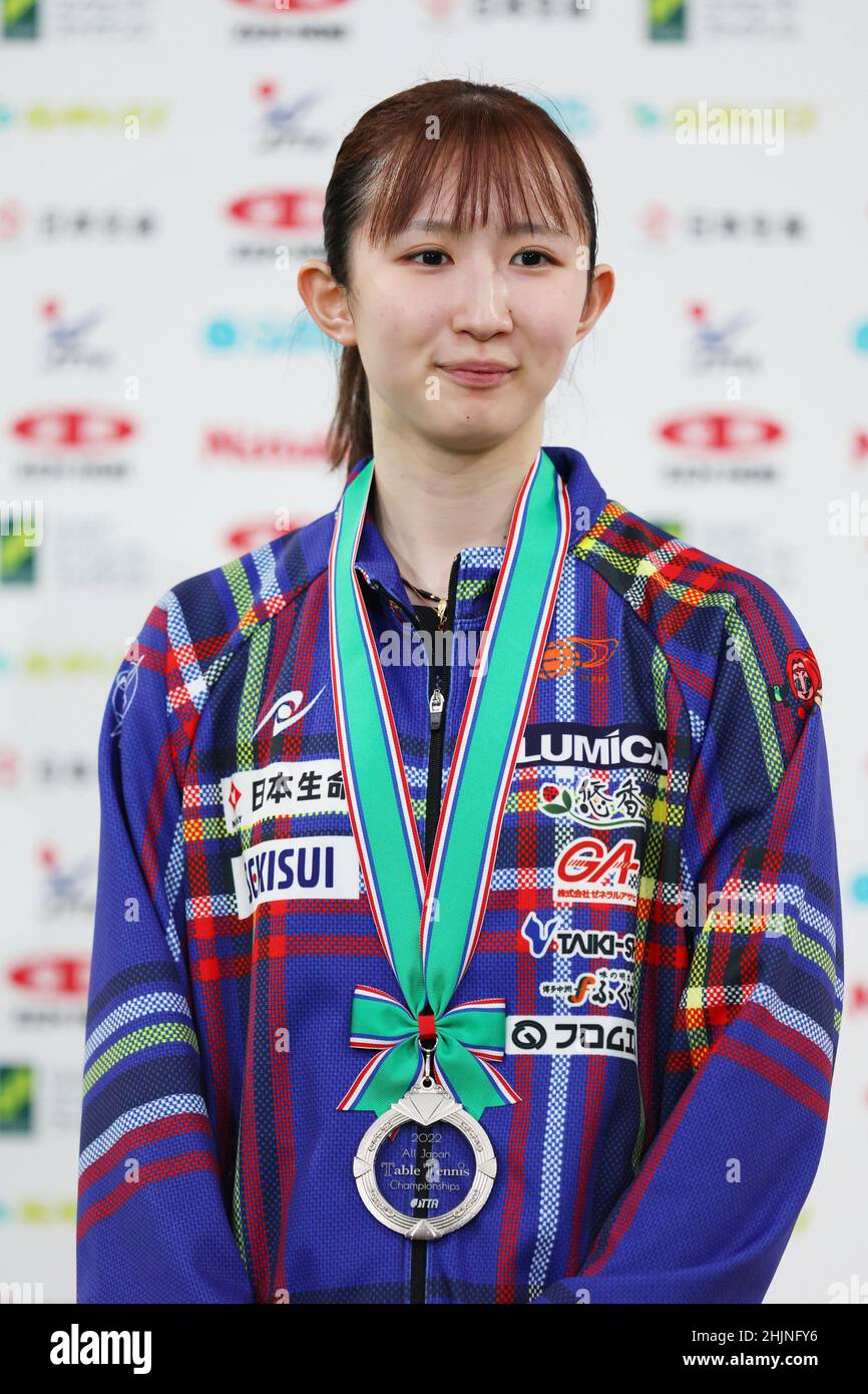 Tokyo, Japan. 30th Jan, 2022. Hina Hayata Table Tennis : All Japan ...