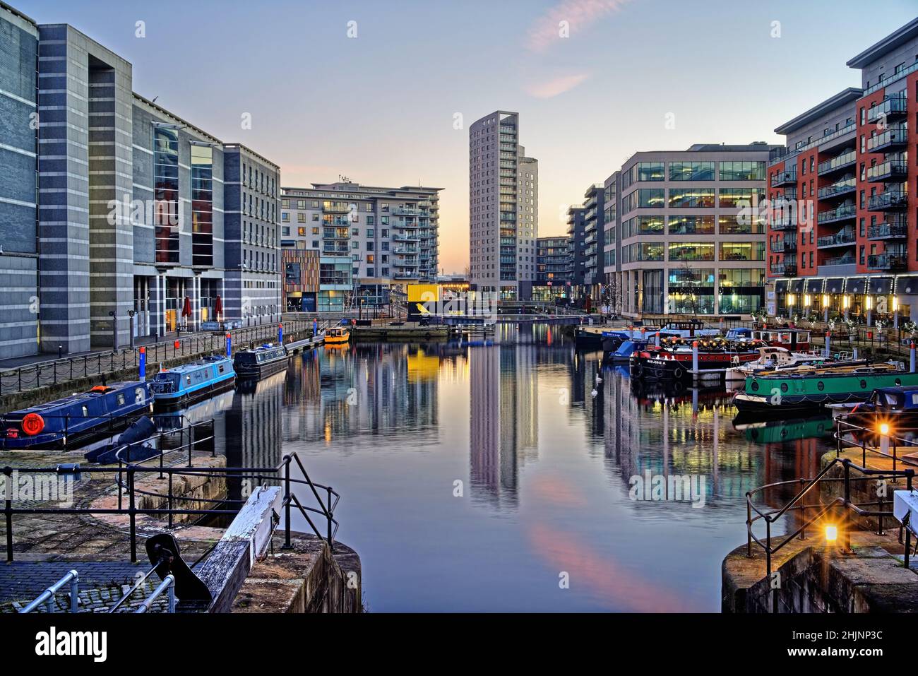 UK, West Yorkshire, Clarence House, Narrowboats, Apartments and Offices