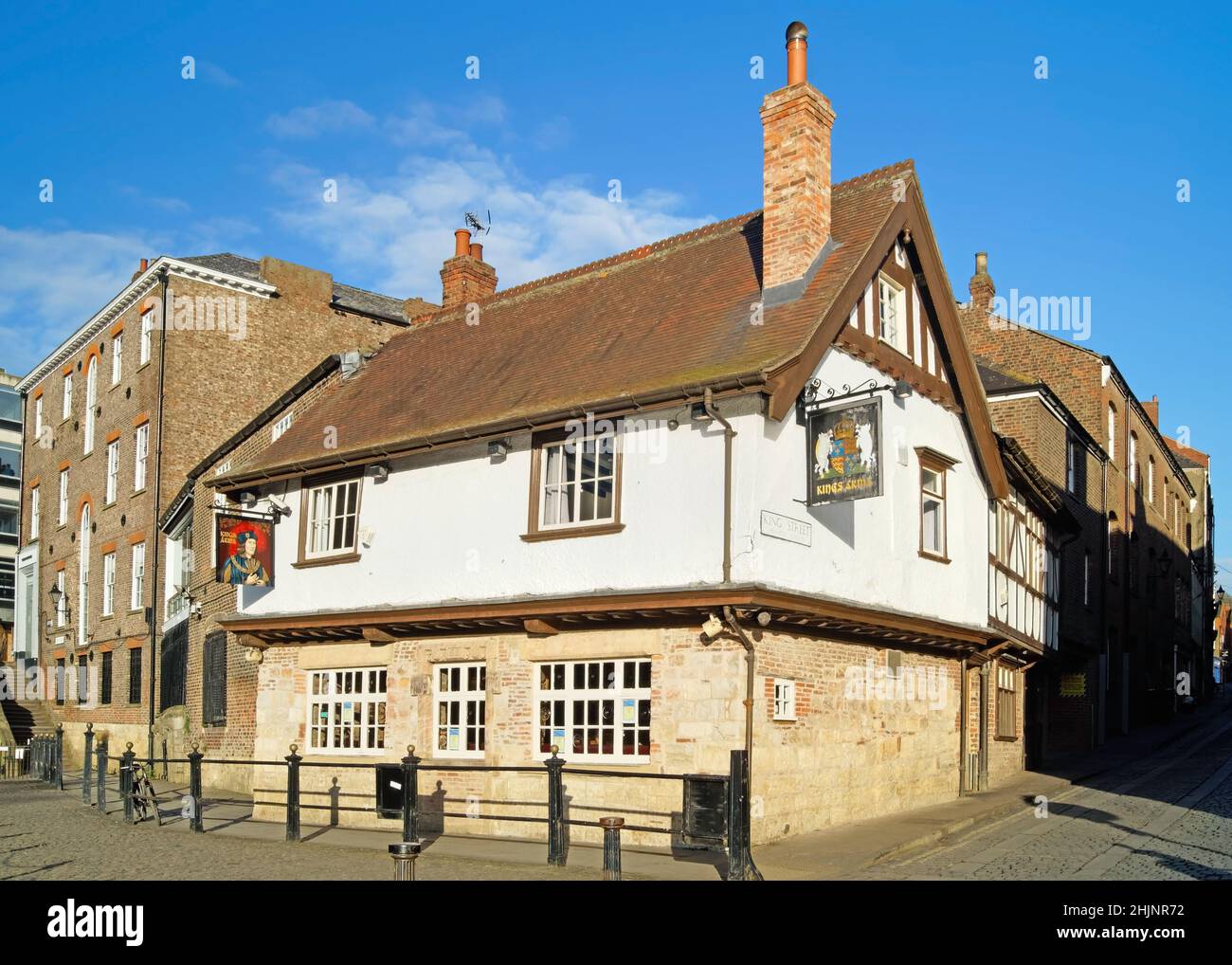 UK, North Yorkshire, York, The Kings Arms Stock Photo