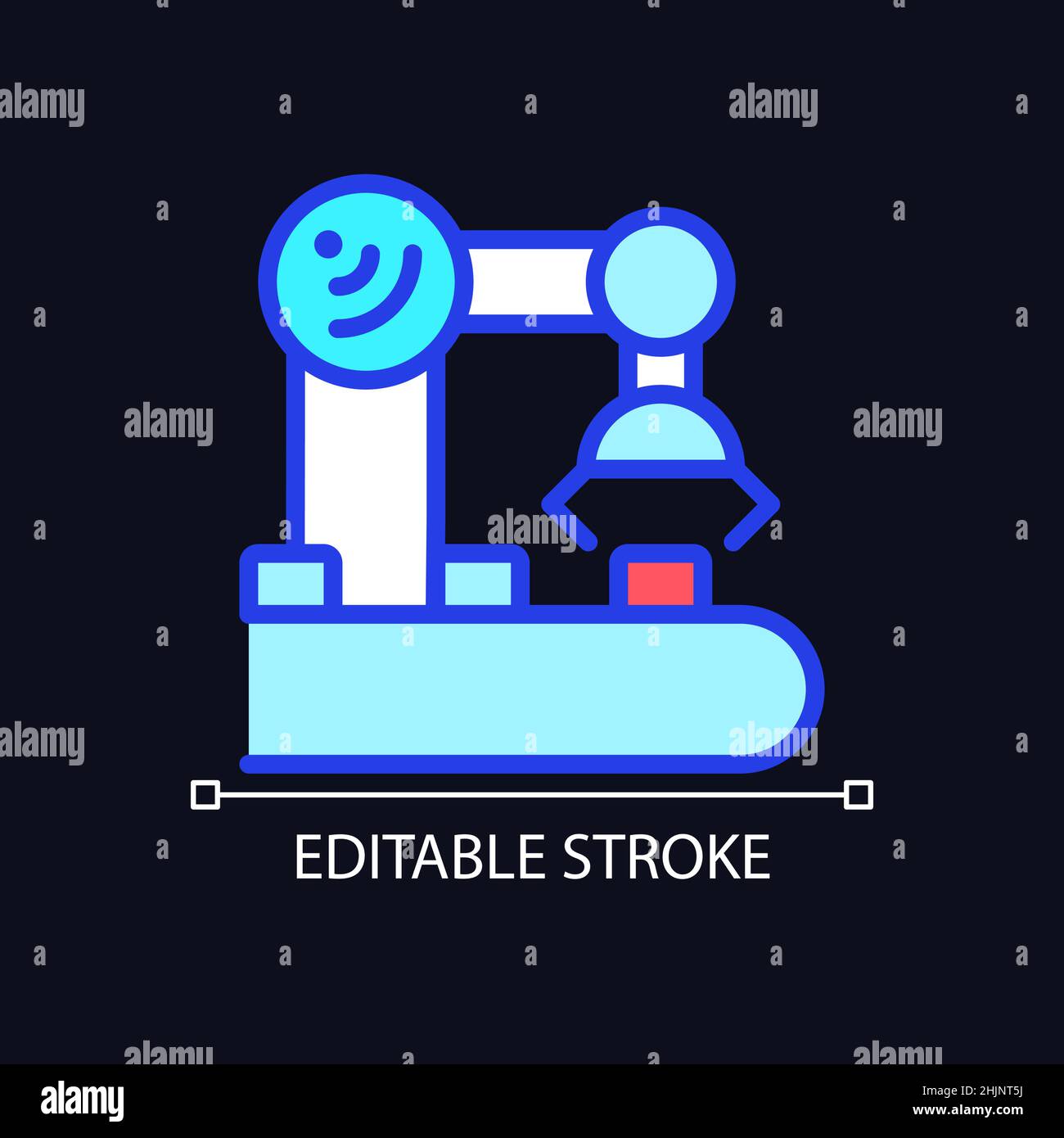 Manufacture automation rgb color Stock Vector Images - Alamy