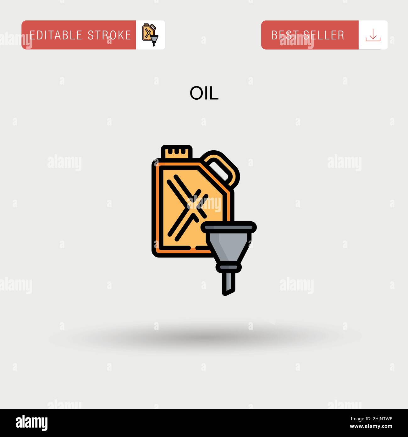 Oil Simple vector icon Stock Vector Image & Art Alamy