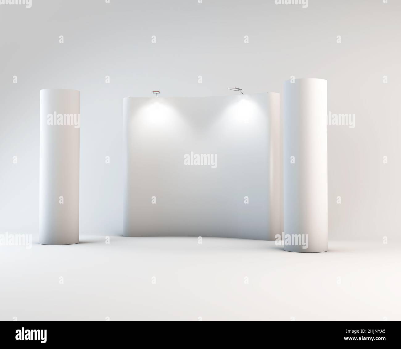 Blank exhibition booth 3d rendering hi-res stock photography and images ...