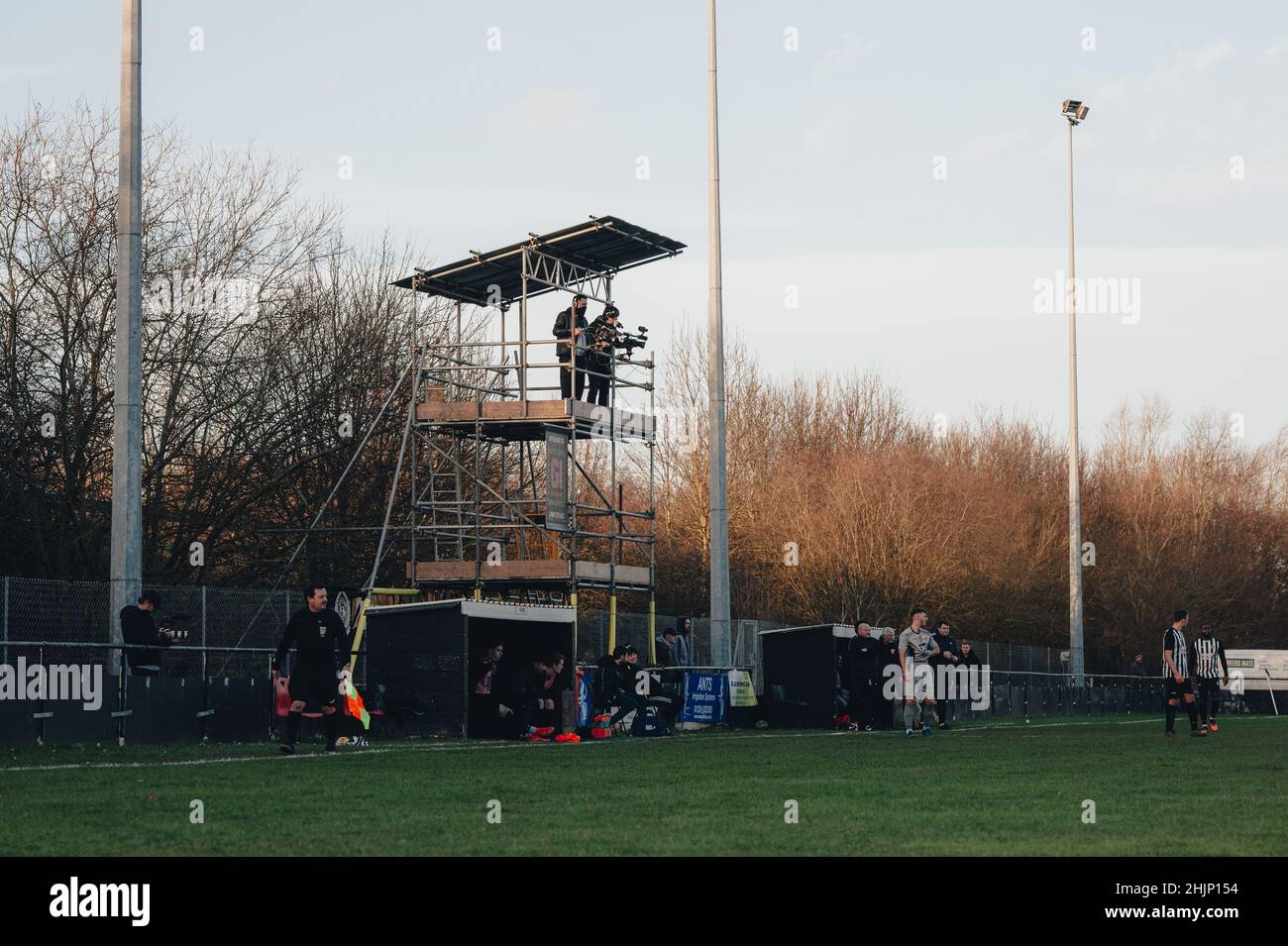 Bedford FC 2 Rushden and Higham 1, 29/01/2022. McMullen Park Stadium, Spartan South Midlands