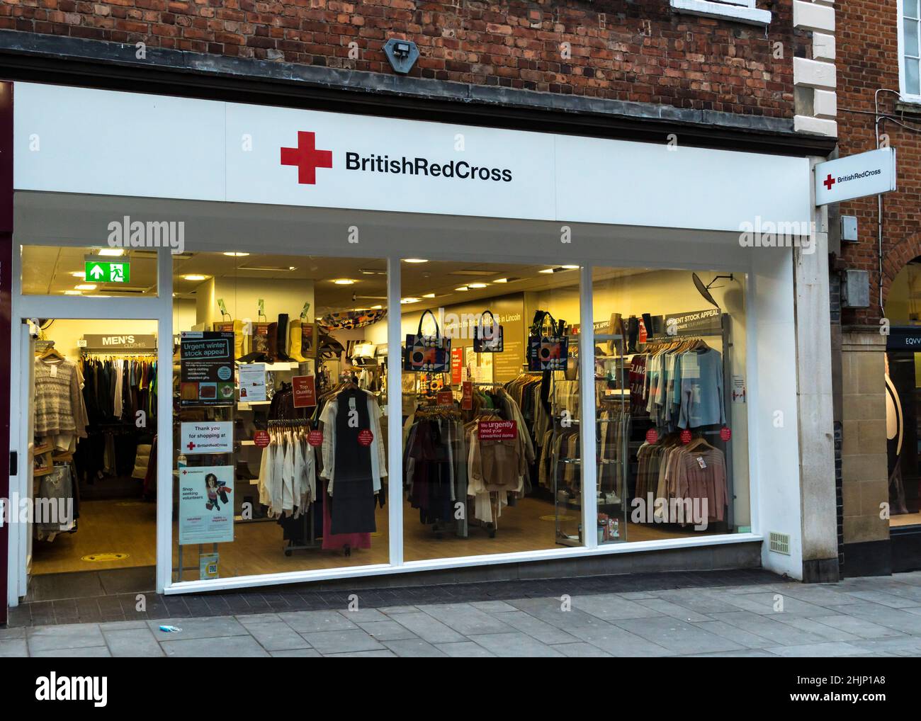 British Red Cross charity shop High Street Lincoln City 2022 Stock Photo -  Alamy
