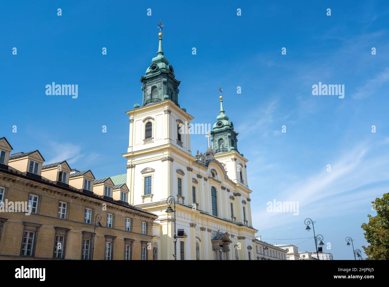 Holy Cross Church - Warsaw, Poland Stock Photo