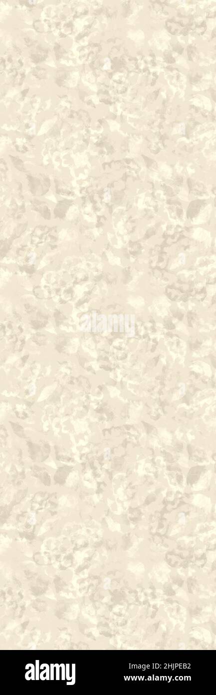 Cream beige mottled vertical rice paper border texture with patterned ...