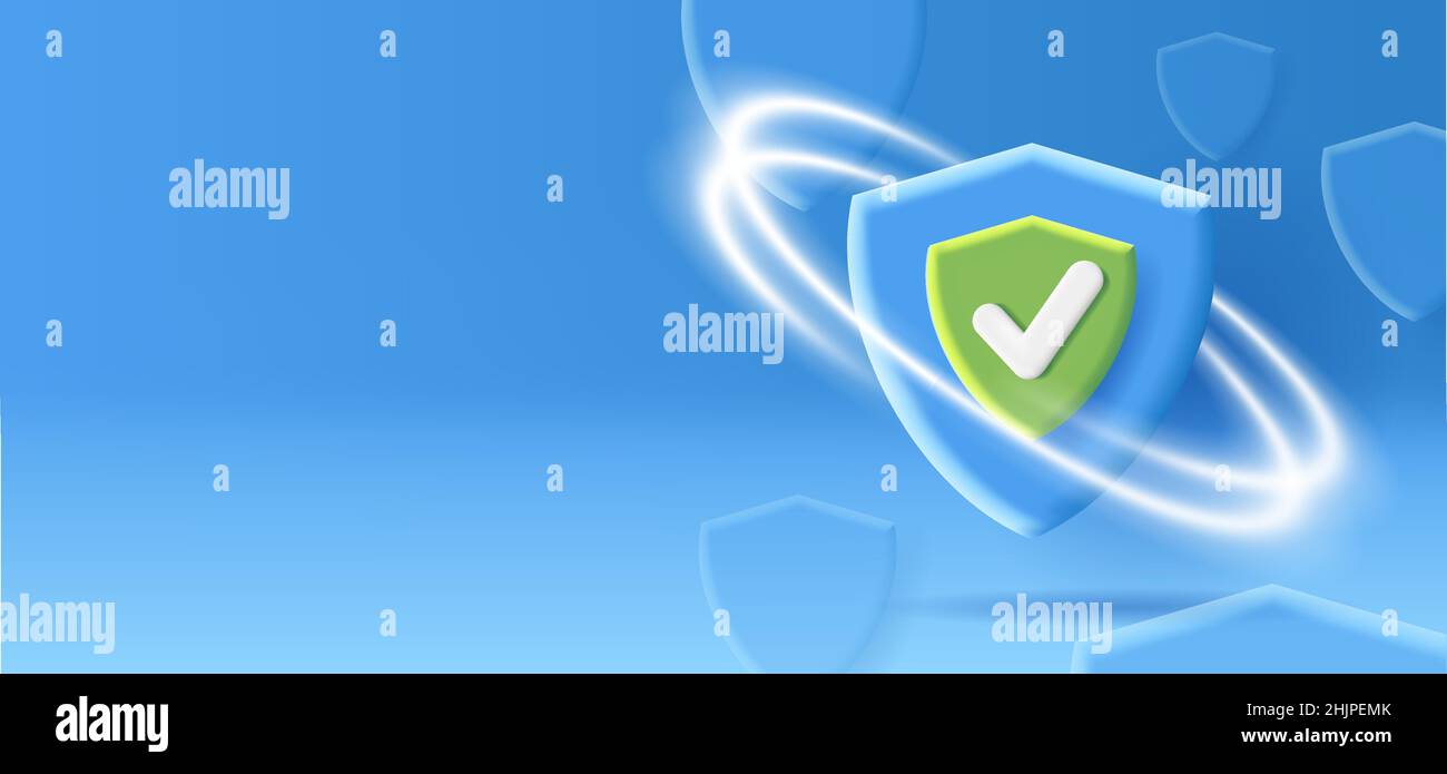 Protective shield illustration vector hi-res stock photography and ...