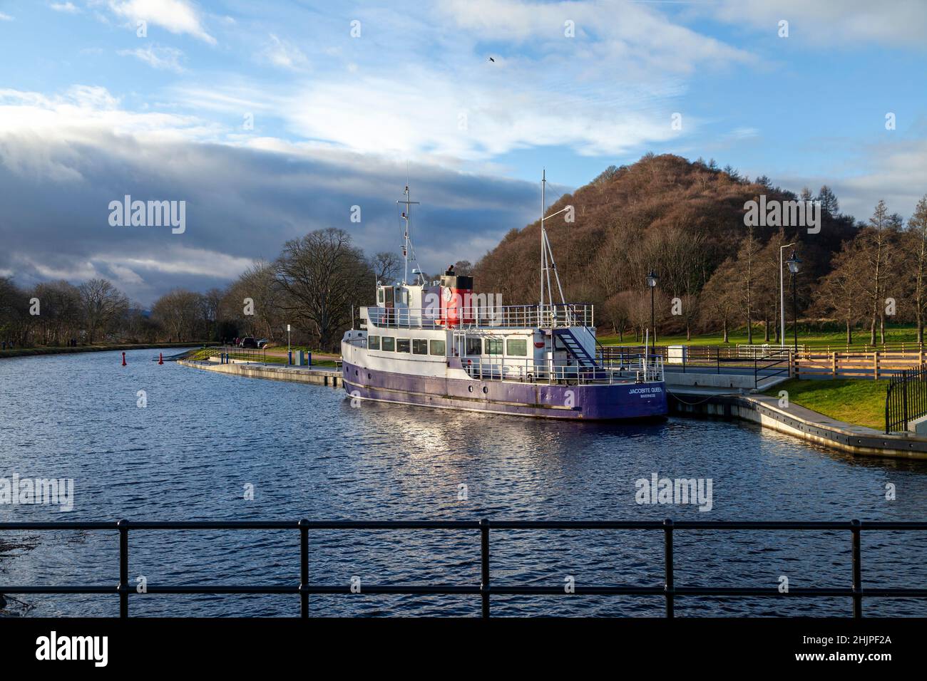 The Caledonian Canal near Inverness Stock Photo