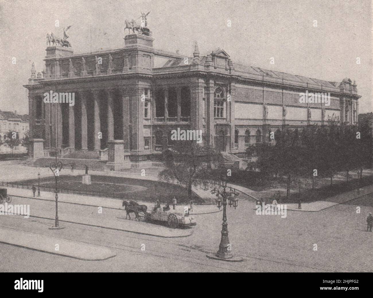 Royal Museum of fine Arts, Antwerp. Belgium (1923) Stock Photo