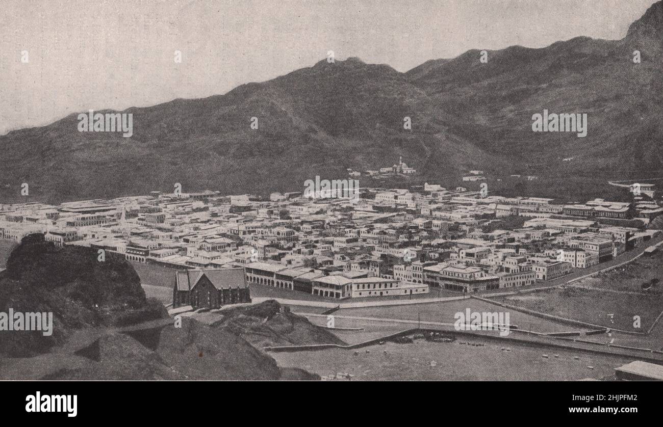 Aden sweltering under the Arabian Sun in the crater of an extinct