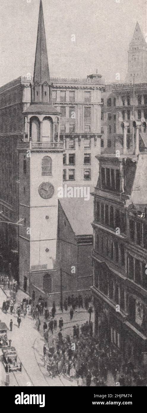 Boston's historic shrine. Massachusetts (1923) Stock Photo