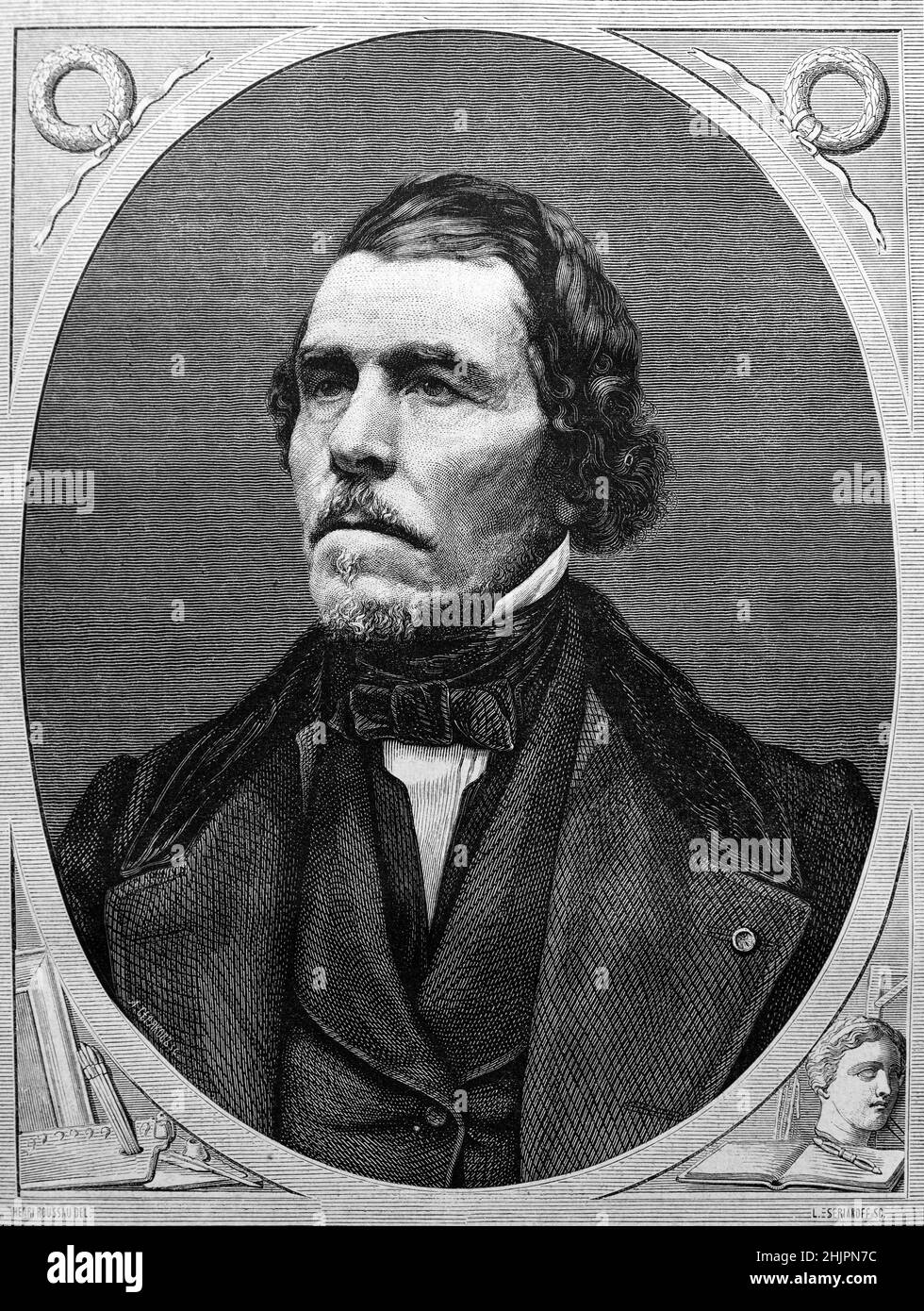 Portrait of Eugene Delacroix (17981863) French Romantic Artist
