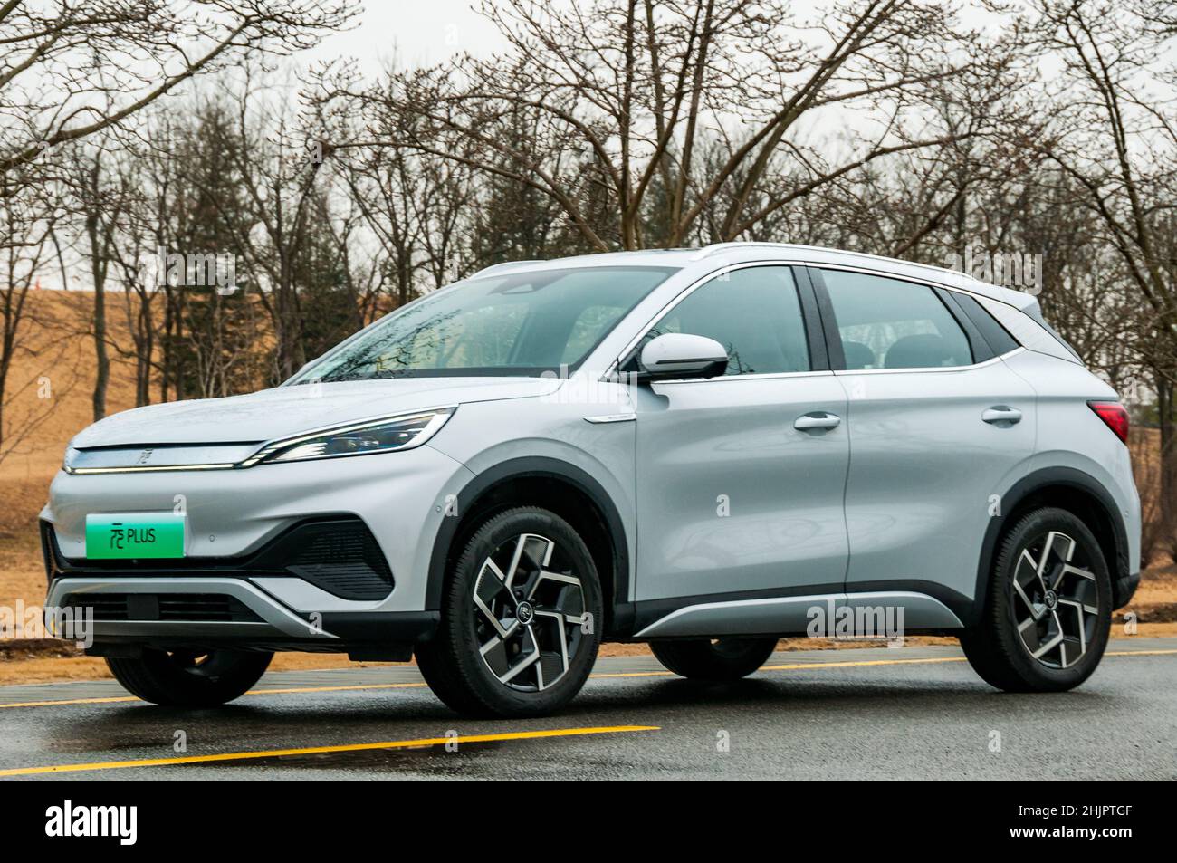 BYD Yuan Plus an electric SUV photographed in Shanghai, China Stock ...