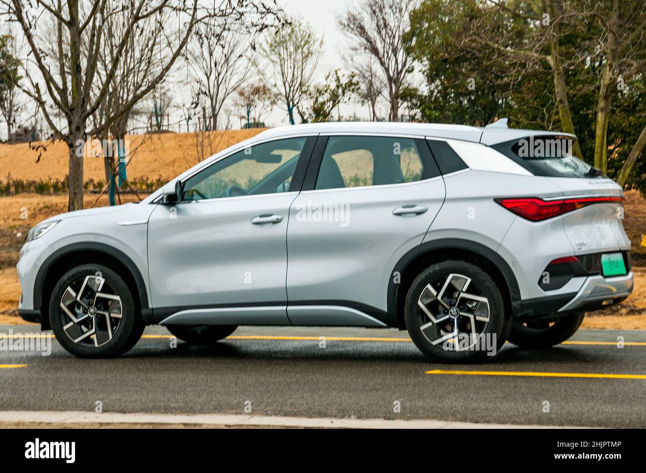 BYD Yuan Plus an electric SUV photographed in Shanghai, China Stock ...