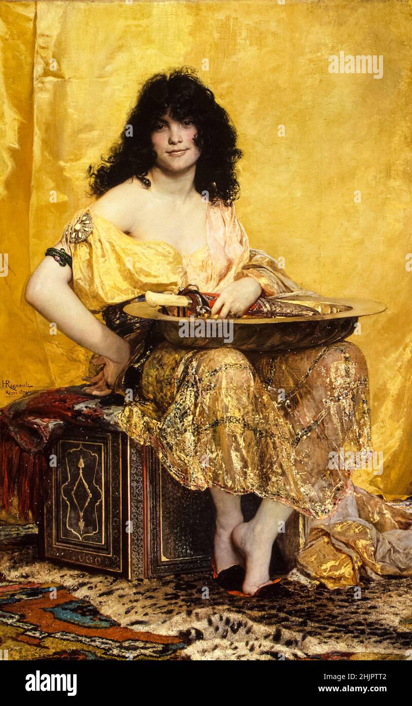 Salome, painting by Henri Regnault, 1870 Stock Photo