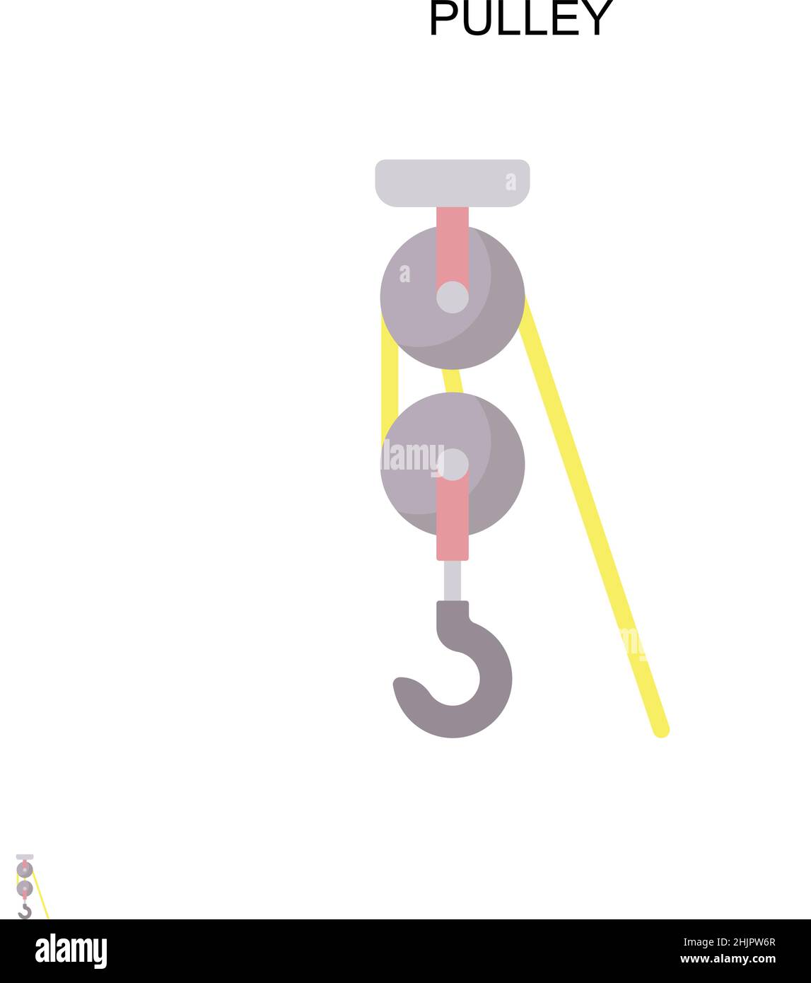 Mechanical rope pulley system hi res stock photography and images