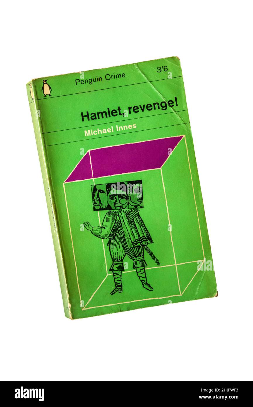 A Penguin Crime paperback copy of Hamlet, Revenge! by Michael Innes.  First published in 1937. Stock Photo