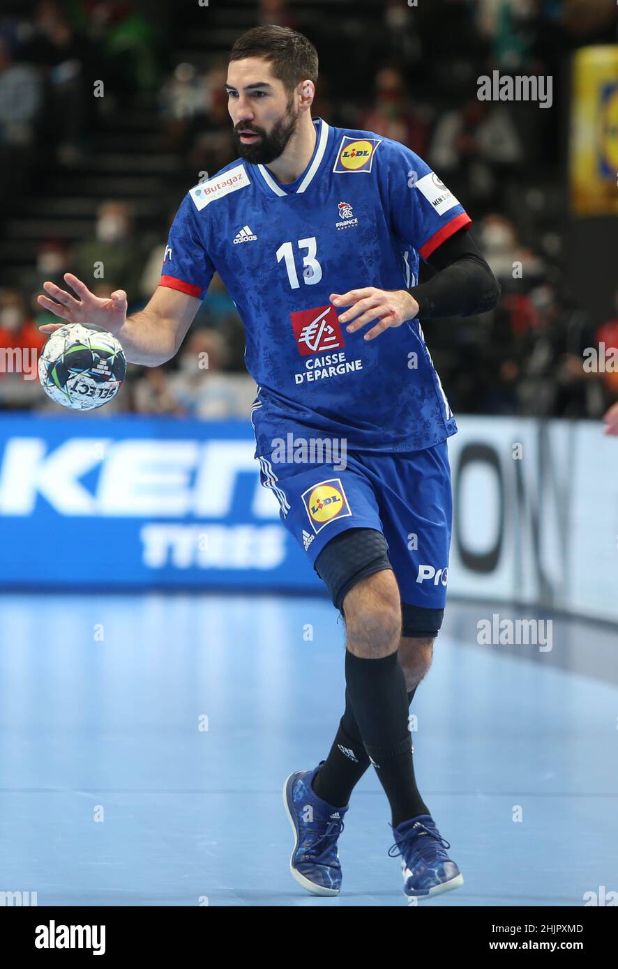 Forstyrre is farve Nikola Karabatic of France during the EHF Men's Euro 2022, Placement Match  3/4 handball match