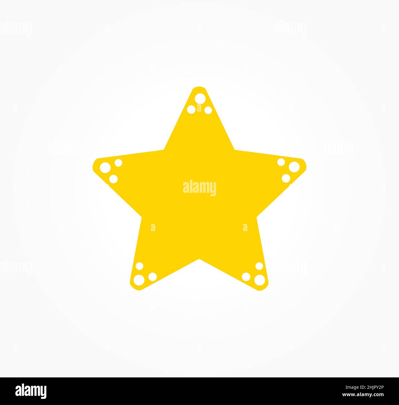 Star icon isolated on white background. Vector illustration Stock ...