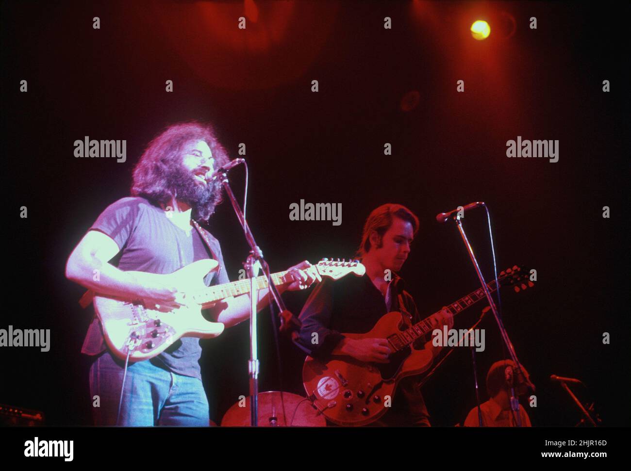 The Grateful Dead performing in 1975 Credit: Jeffrey Mayer / Rock Negatives / MediaPunch Stock Photo
