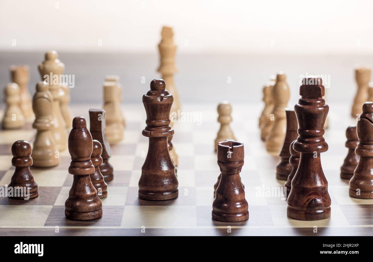 Chessboxing, boxing and chess board game being played alternately as part  of a new surreal sport, Islington, London, UK Stock Photo - Alamy