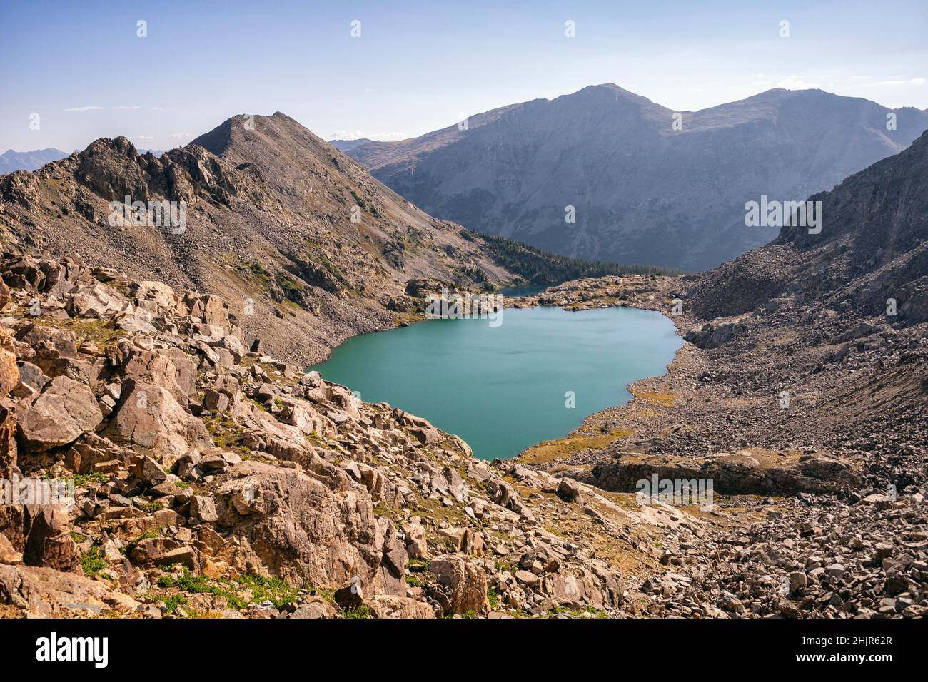 Big Spruce Lake in the Holy Cross Wilderness, Colorado Stock Photo Alamy