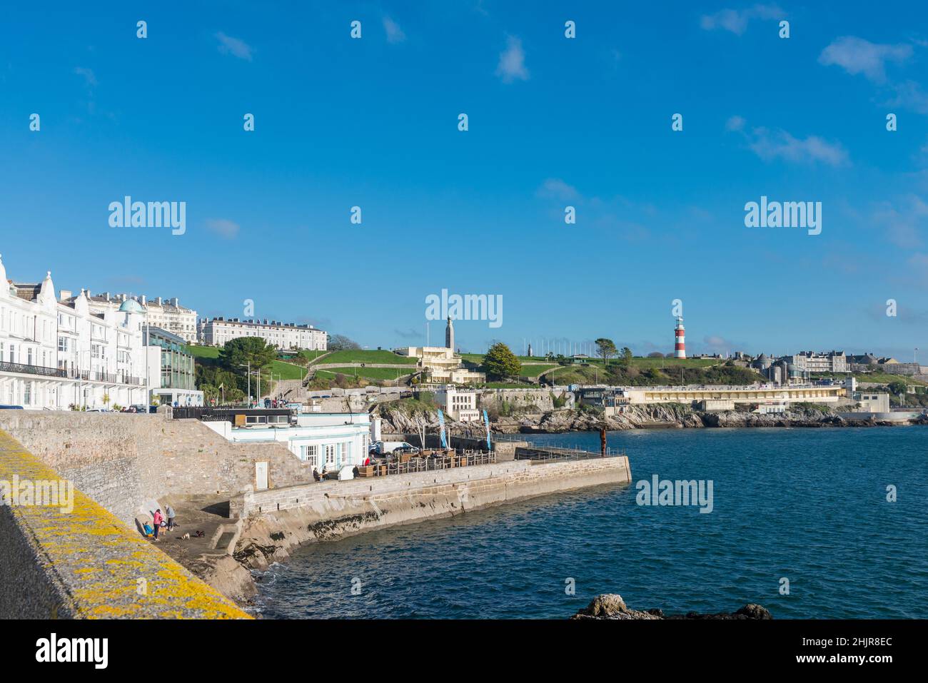 Plymouth Hoe and Plymouth Sound, Plymouth, Devon, UK Stock Photo Alamy