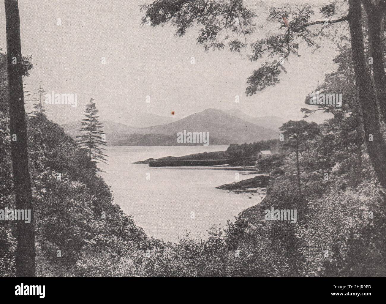 Where the blackwater flows into Kenmare river. Ireland (1923) Stock Photo