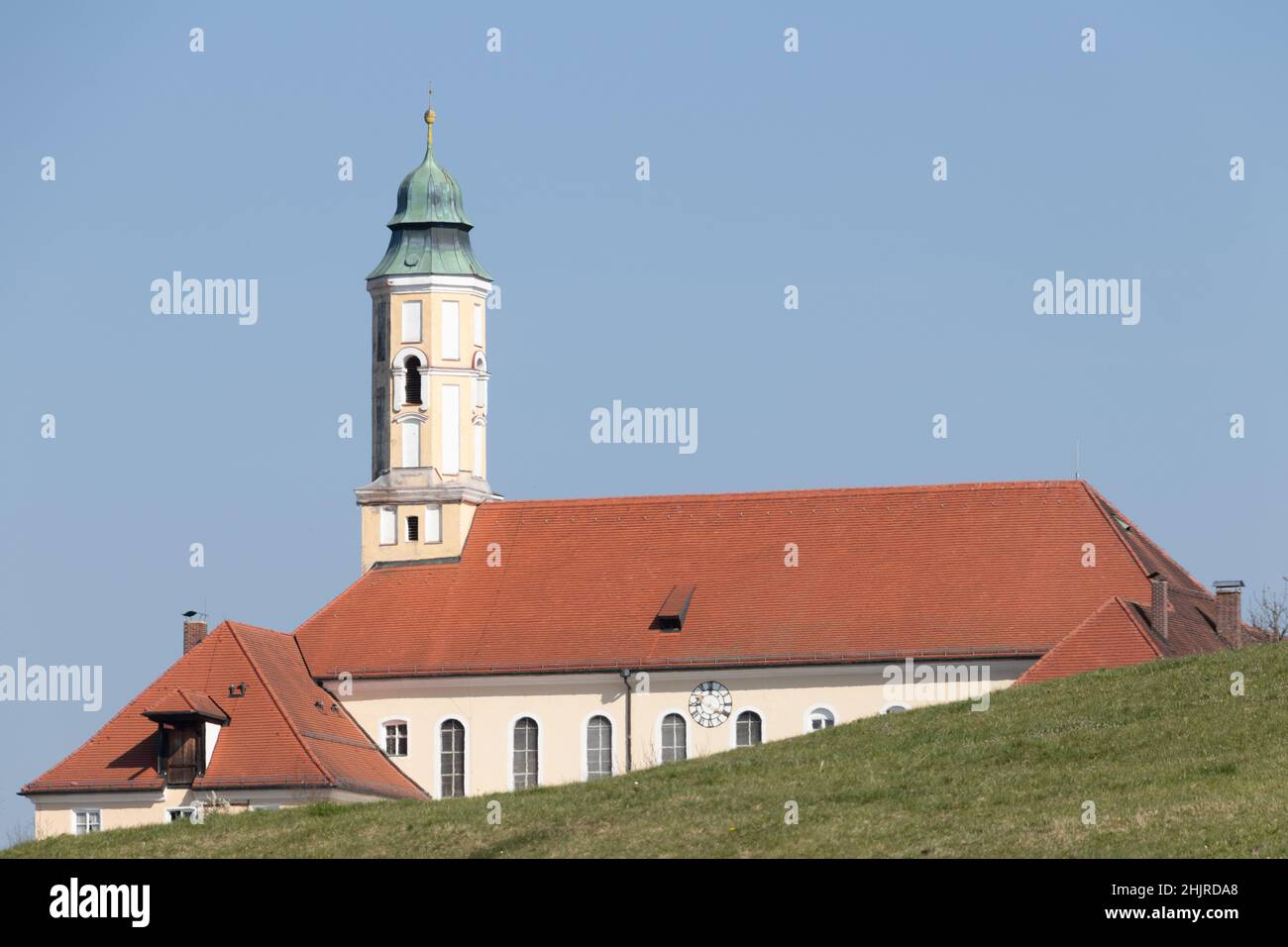 Kloster Reutberg bei Sachsenkam Stock Photo