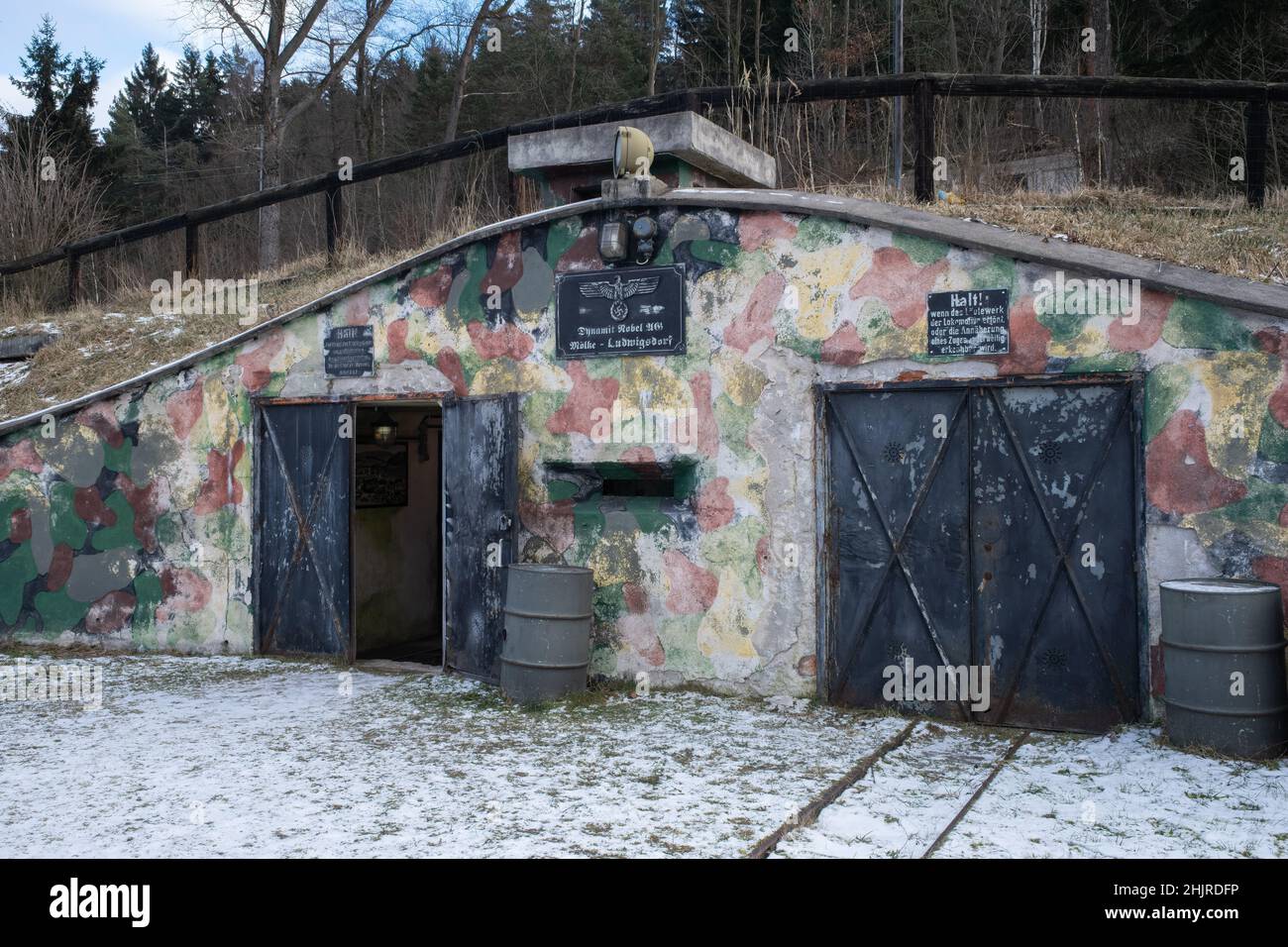 Ludwikowice Klodzkie, Poland - January 11, 2022. Molke. Projekt Riese ...