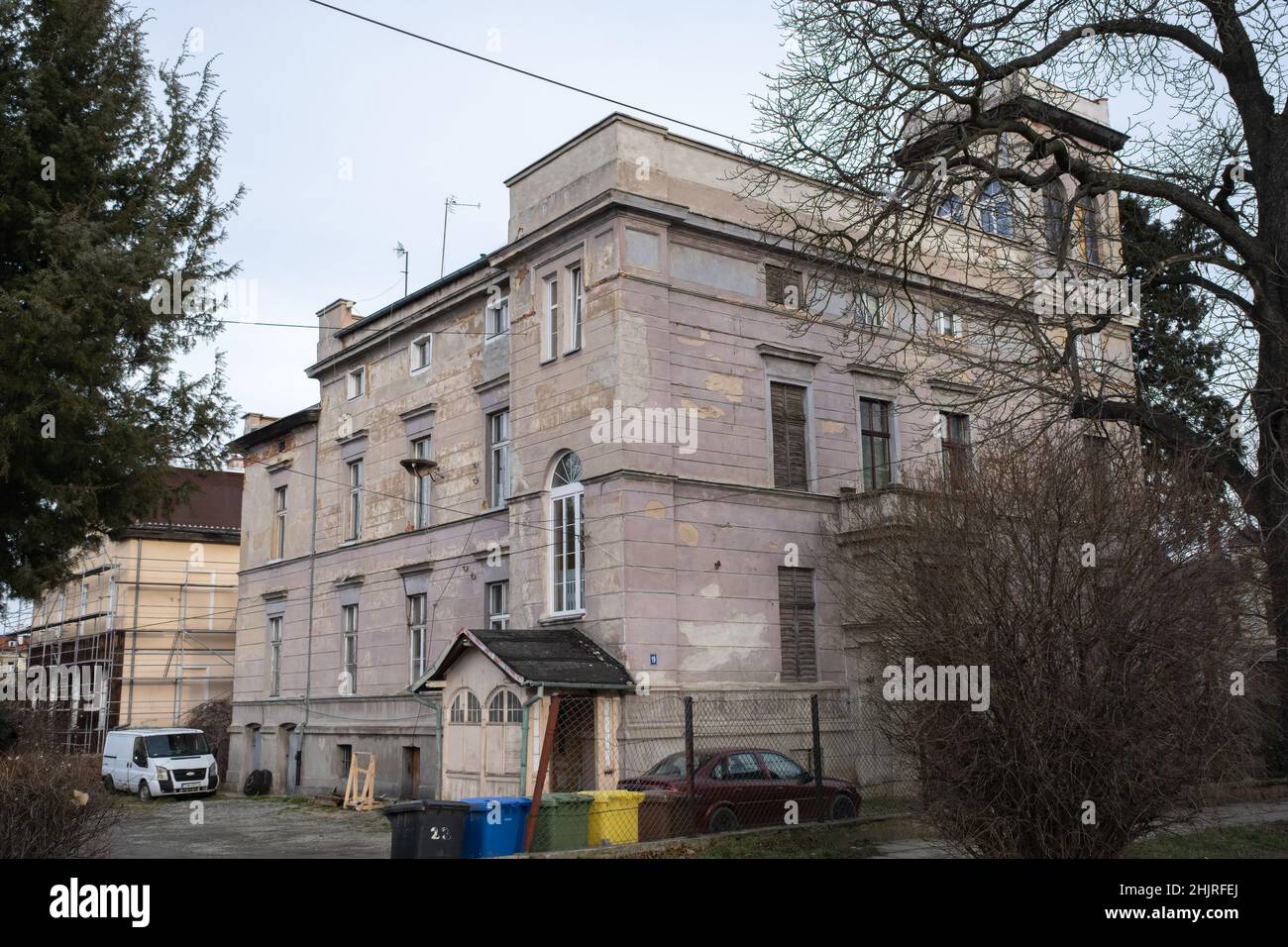 Swidnica, Poland - January 13, 2022. The German top ace Manfred von Richthofen (Red Baron) lived here. He was a German fighter pilot and fell on 21 Ap Stock Photo