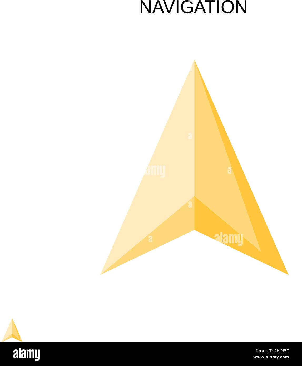 Navigation Simple vector icon. Illustration symbol design template for ...
