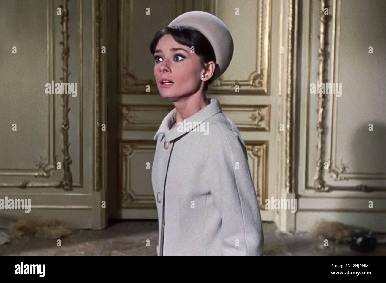 USA. Audrey Hepburn in a scene from the (C)Universal Pictures film: Charade (1963) . Plot: Romance and suspense ensue in Paris as a woman is pursued by several men who want a USA. Audrey Hepburn in a scene from the (C)Universal Pictures film: Charade (1963) . Plot: Romance and suspense ensue in Paris as a woman is pursued by several men who want a