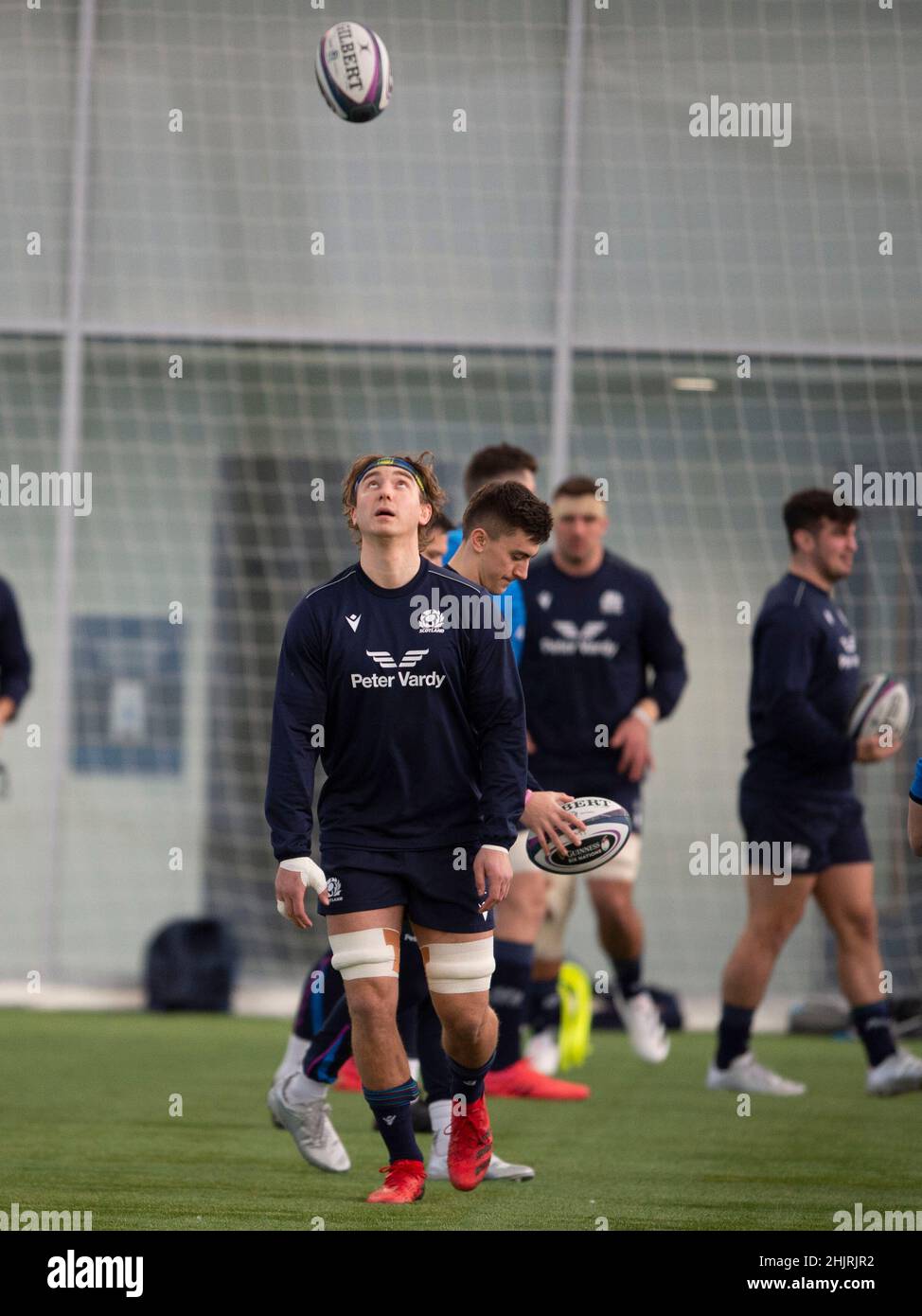 Jamie Ritchie Running Edinburgh rugby jamie ritchie 2022 hi-res stock photography and images ...