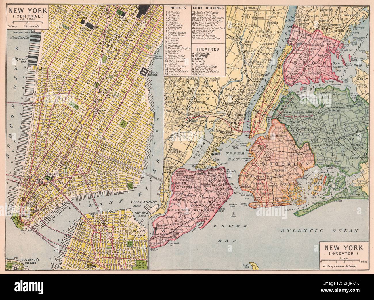 Manhattan island map hi-res stock photography and images - Alamy